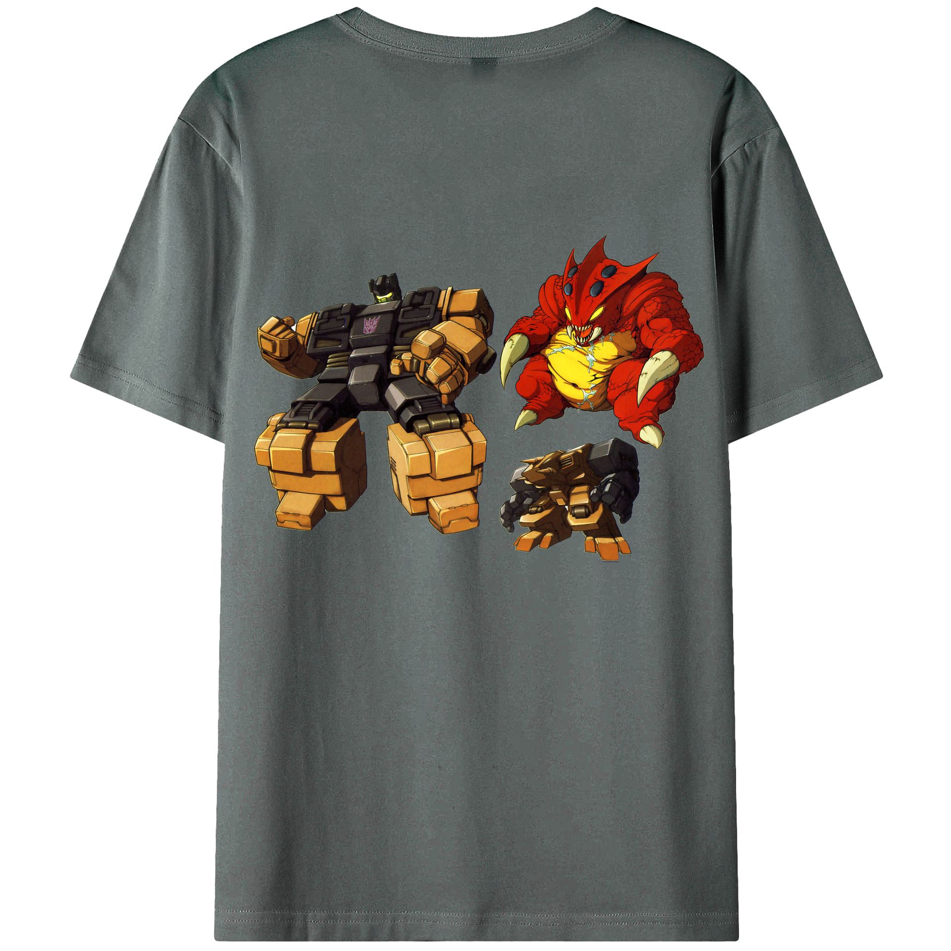（画像用）  綿100％ メンズ半袖Tシャツ（バックプリント） 通気性